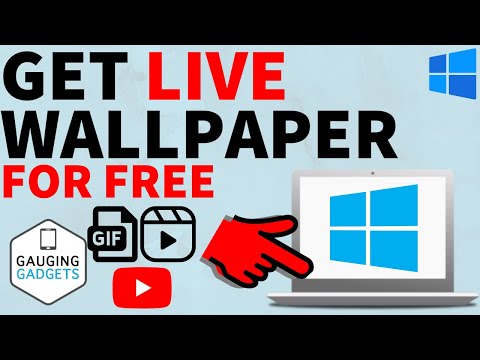 How to Get a Live Wallpaper on PC or Laptop for Free - Animated Background on Windows - YouTube