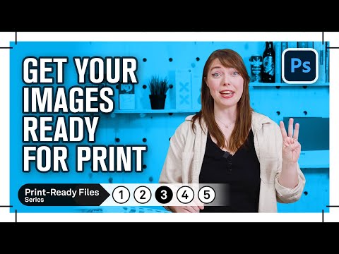 How to prepare photos and images for Print // Adobe Photoshop // Print Ready Files Series - YouTube