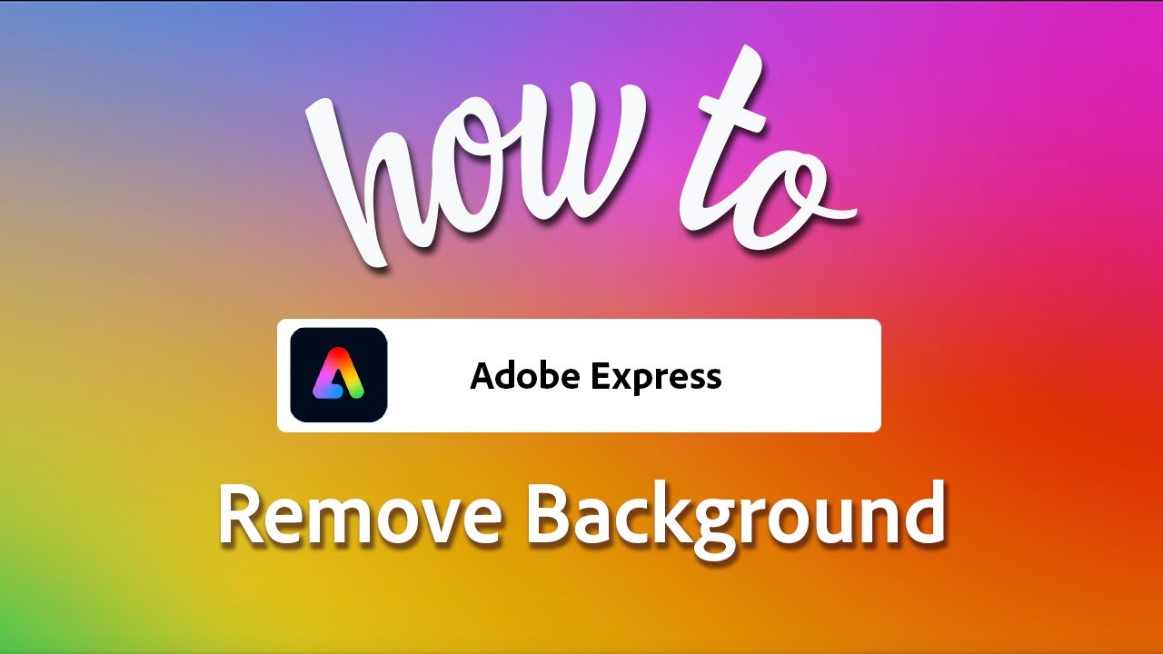 Remove a background image using quick action