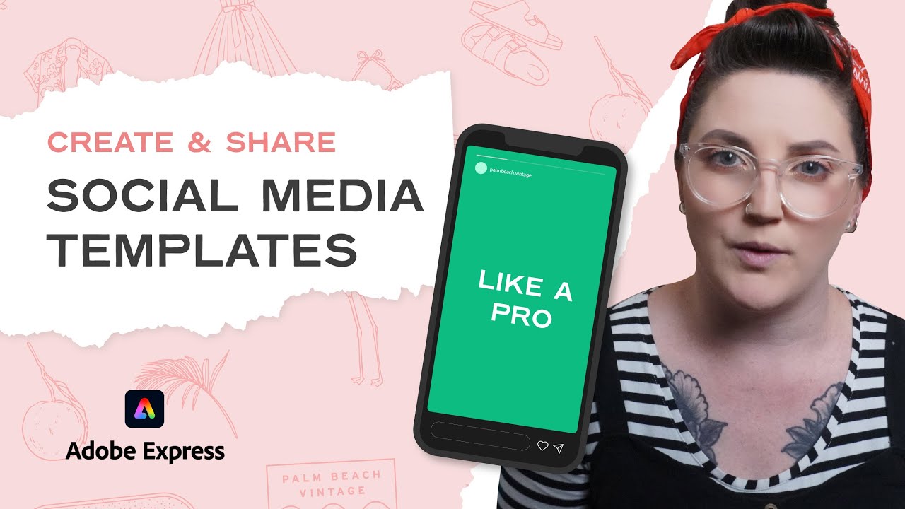 How to share social media templates with your client | Adobe Express - YouTube