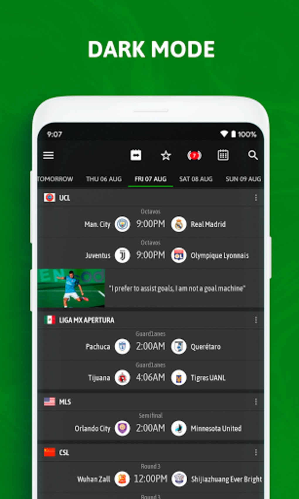 BeSoccer - Soccer Live Score APK for Android - Download