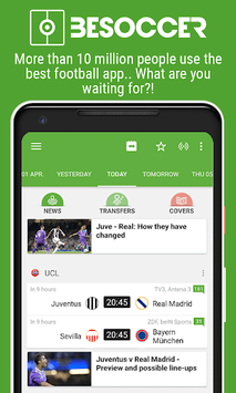 Download BeSoccer - Soccer Live Score App for PC / Windows / Computer