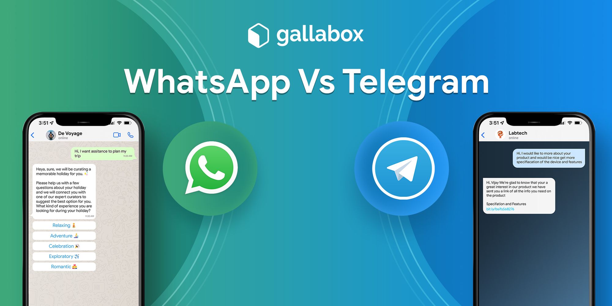 WhatsApp Vs Telegram: Which app benefits your business - Gallabox Blog