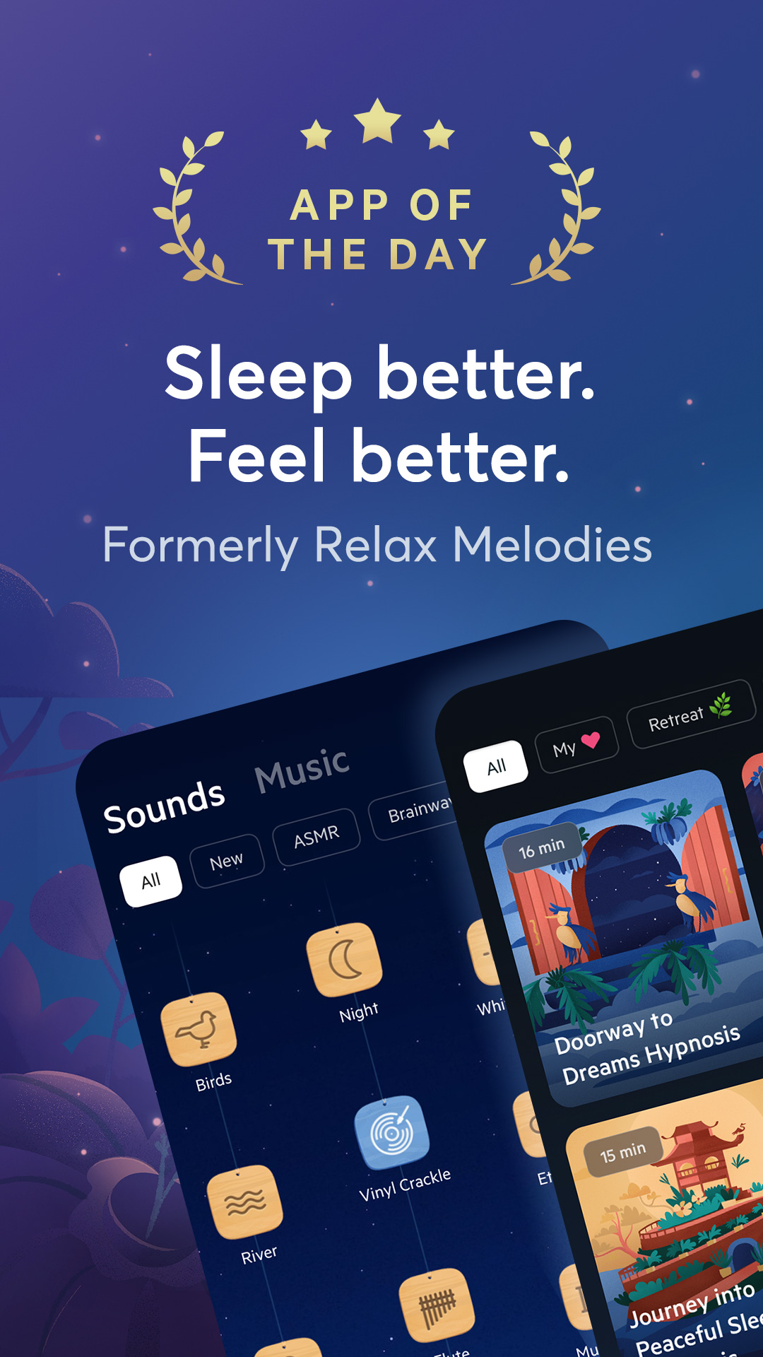 BetterSleep: Relax & sleep with calm sounds and meditations:Amazon.com:Appstore for Android