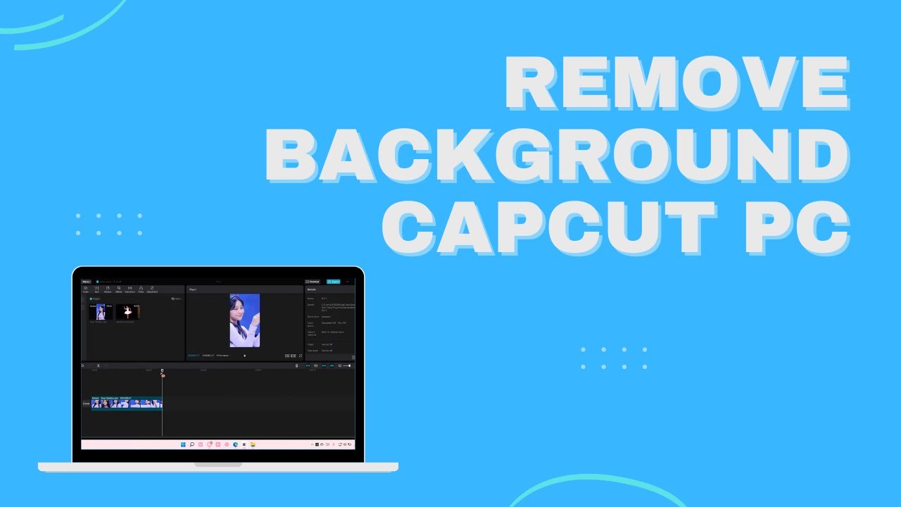 How To Remove Background On CapCut PC - YouTube