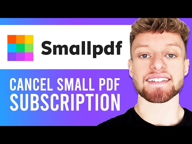 How To Cancel SmallPDF Subscription - YouTube
