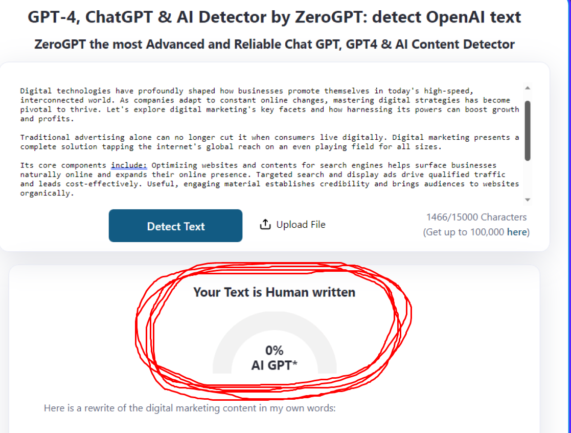 How to make ChatGPT undetectable. What is AI-detection and how does it… | by Rebecca Millan | Medium
