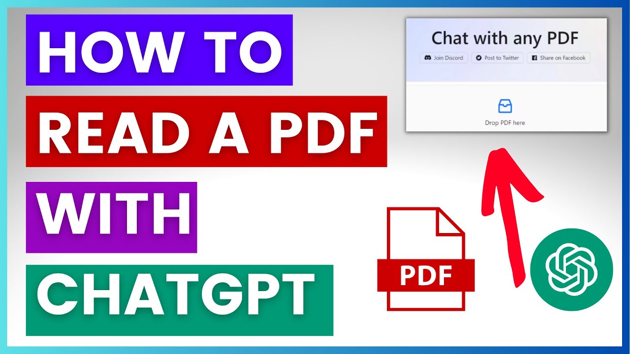 How To Read A PDF Document With ChatGPT? - YouTube