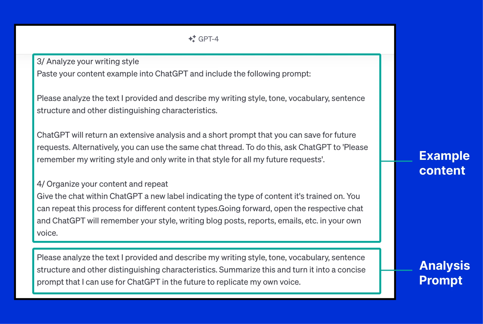 How to Train ChatGPT to Write Like You - Workwiz