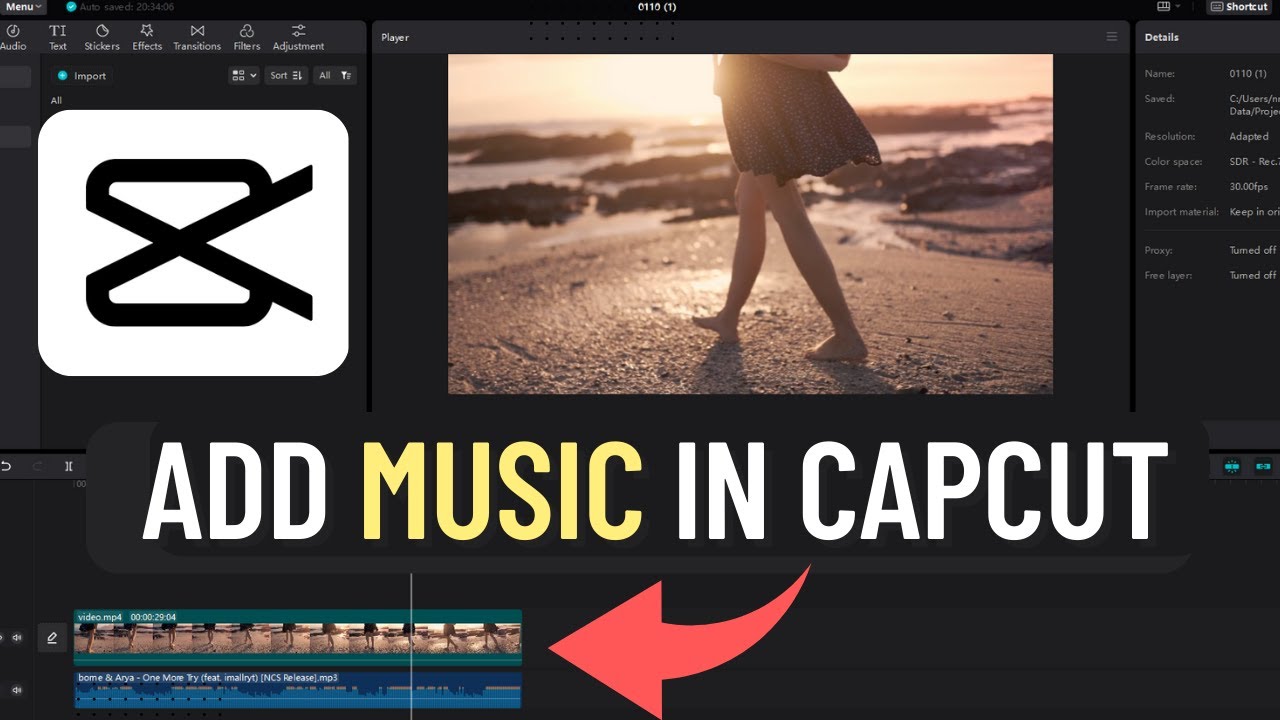 How to Add Music on CapCut PC✓ - YouTube