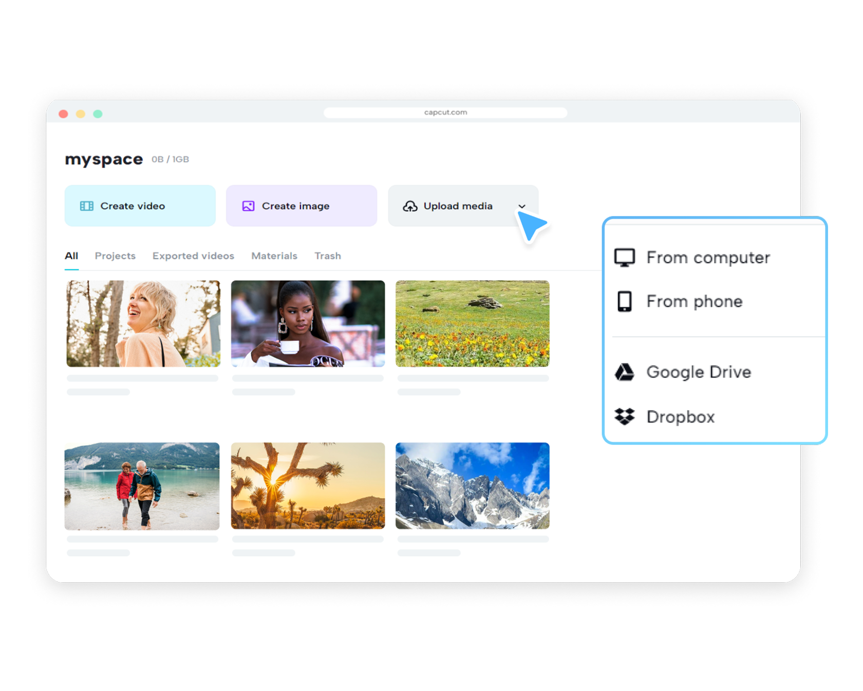 Photo storage | Manage your cloud photo storage for content creation