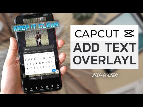 How to Add a Text Overlay in CapCut to ANY video *EDIT TIP* - YouTube