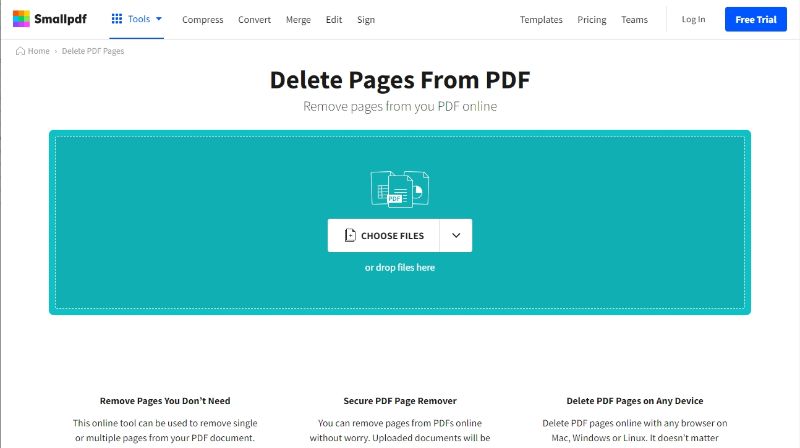 Fast and Easy Ways To Delete Pages from PDFs Using SmallPDF