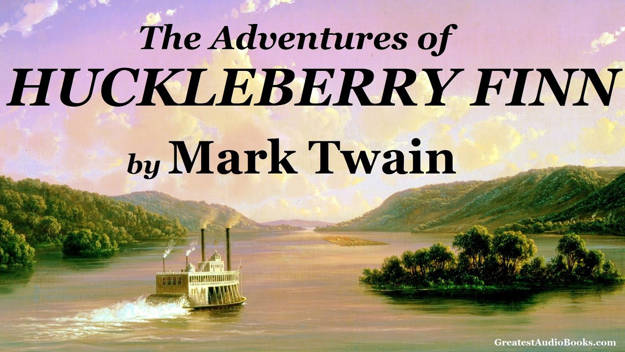 an image of The Adventures of Huckleberry Finn by Mark Twain