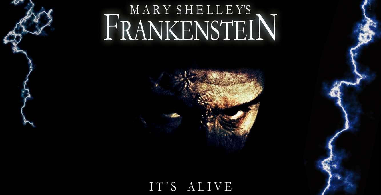 an image of Frankenstein by Mary Shelley
