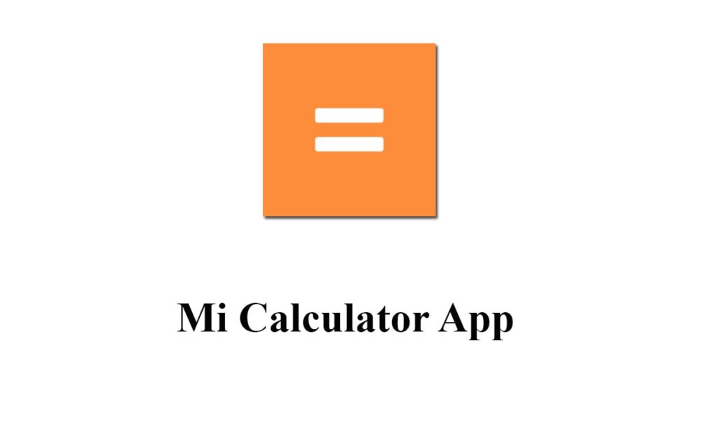 an image of Mi Calculator