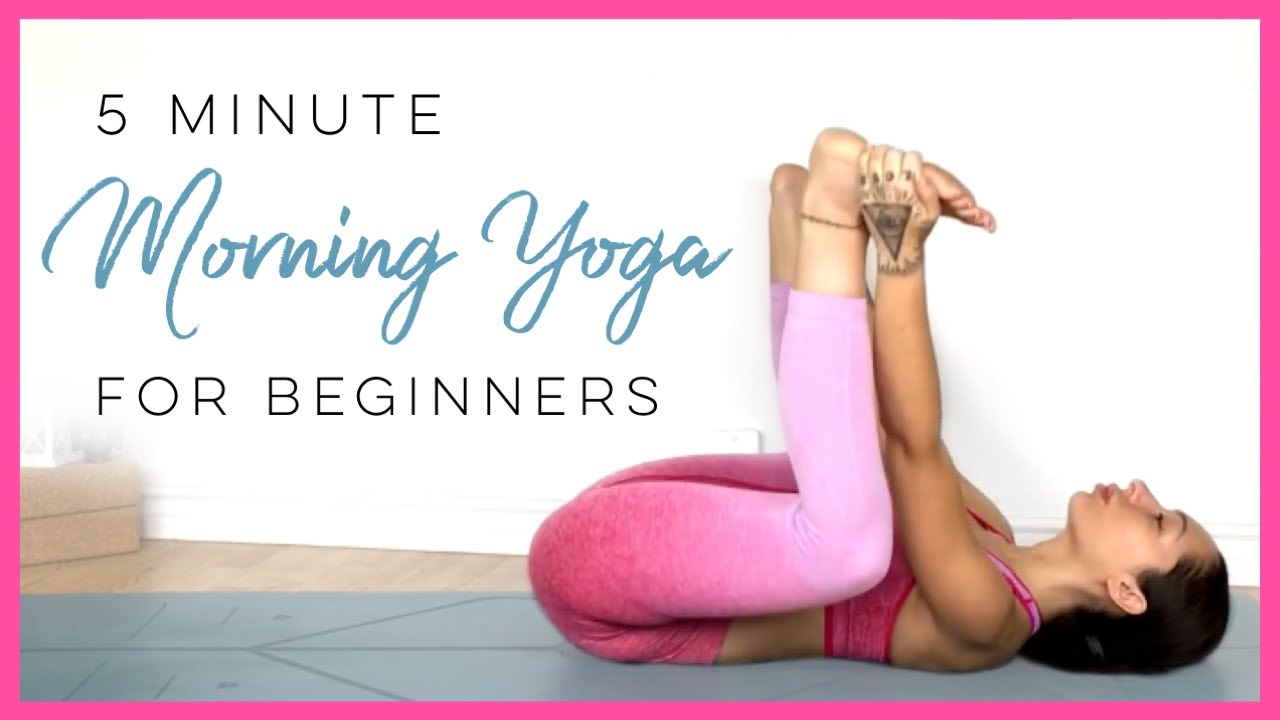 an image of Five-Minute Yoga - Quick Workouts for Beginners:
