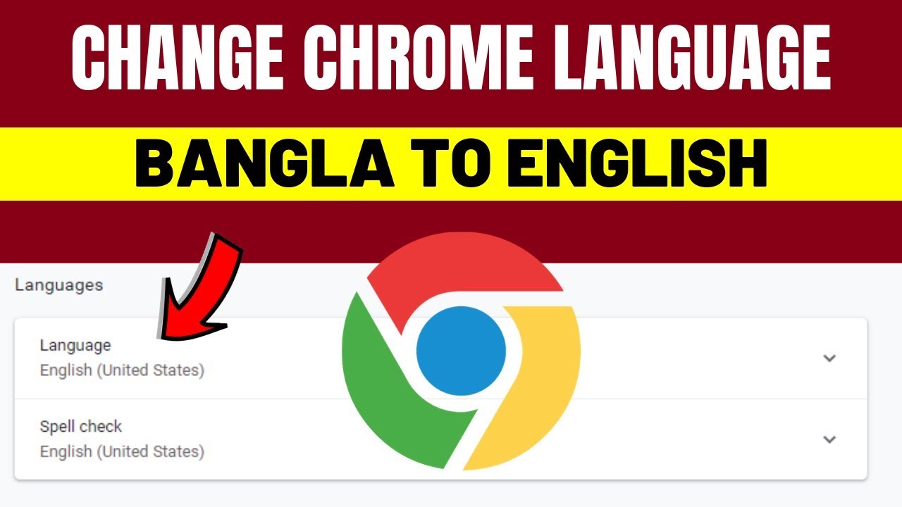Change Chrome Language From Bangla To English | Change Chrome language into English - YouTube