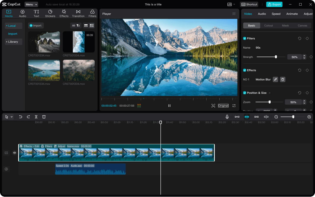 CapCut | All-in-one video editor & graphic design tool driven by AI
