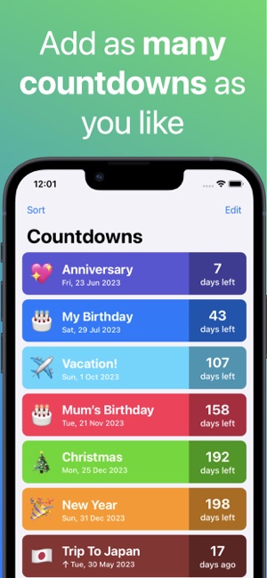 Countdown on the App Store