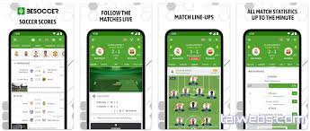 Download BeSoccer App for Real-Time Soccer Scores