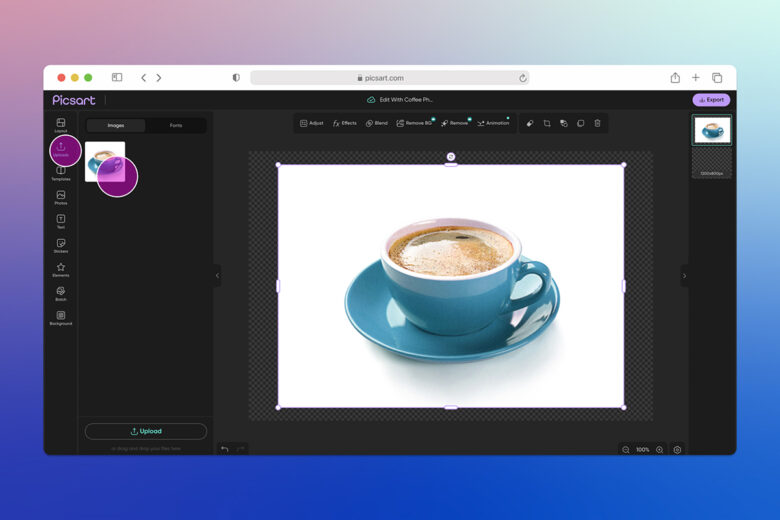 Transform Your Shots with the Coffee Photo Editor