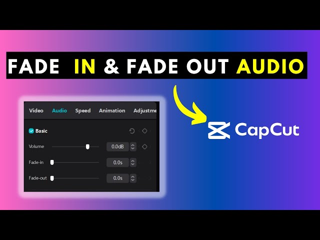 How to Fade In and Fade Out Audio in CapCut for Windows PC - YouTube