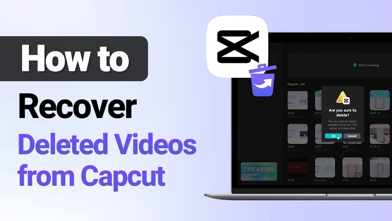 100% Working】How to Recover Deleted CapCut Projects - Both for PC and Mobile - YouTube