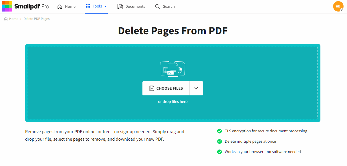 How To Delete a Page in a Scanned PDF File | Smallpdf