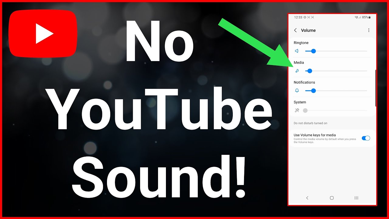 Fix YouTube Sound Not Working On Android (Fix!) - YouTube